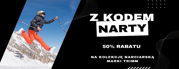 Z kodem NARTY 50% rabatu