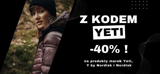 Z kodem YETI 40% rabatu