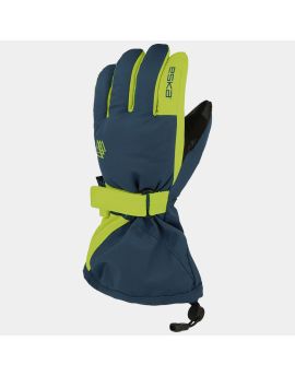 Rękawiczki dziecięce/młodzieżowe ESKA Linux Shield - Blue/Lime