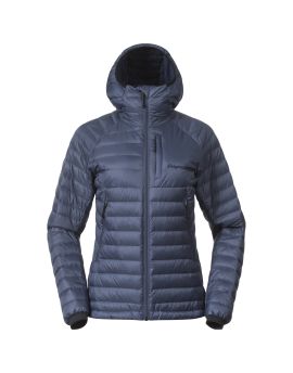 Kurtka puchowa damska Bergans of Norway Vaagaa Light Down Jacket Hood Granite Blue M