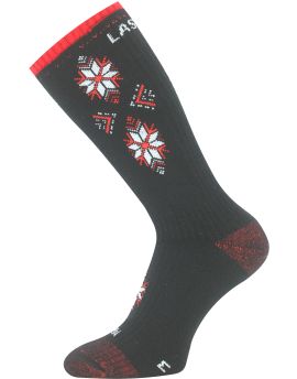 Skarpety Narciarskie Lasting SCK 80% Merino Wool Czarno-Czerwony (903) XL (46-49)
