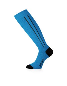Skarpety Narciarskie Lasting FWC 85% Merino Wool Niebieski (519) L (42-45)