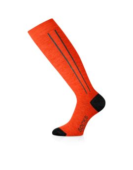 Skarpety Narciarskie Lasting FWC 85% Merino Wool Pomarańczowy (219) XL (46-49)