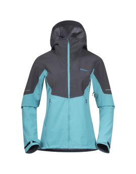 Kurtka damska Bergans of Norway Senja Hybrid Jacket-Glacier Lake / Solid Dark Grey-L