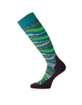 Skarpety Narciarskie Lasting SLF 80% Merino Wool Zielony (667) XL (46-49)