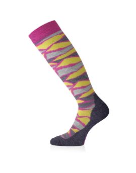 Skarpety Narciarskie Lasting SLJ 80% Merino Wool Różowy (485) L (42-45)