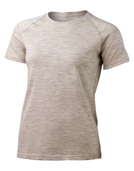 Koszulka damska Lasting Alea 100% Merino Wool HIKING Beżowy (7160) XL