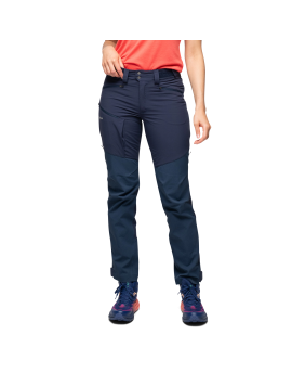 Spodnie Hybrydowe Damskie Bergans of Norway Alpine Softshell Pants Navy Blue