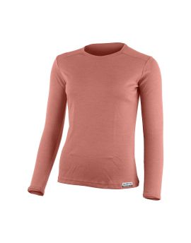 Bluza damska Lasting BELA 100% Merino Wool Łososiowy (3333)