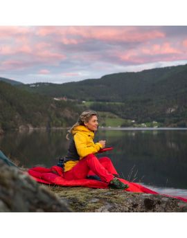 Kurtka softshellowa damska Bergans of Norway Cecilie Mountain Softshell Jacket  - Light Golden Yellow / Solid Dark Grey