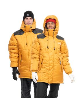 Kurtka ekspedycyjna Bergans of Norway Expedition Down Unisex Parka Arctic Ocean Yellow/Black L