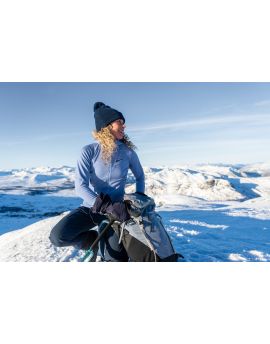 Plecak górski damski Bergans of Norway Helium V5 W 40L Husky Blue/Black (Dyneema®)