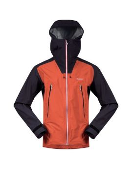 Kurtka membranowa męska Bergans of Norway Slingsby 3L Dermizax®NX-granatowo-pomarańczowy-S