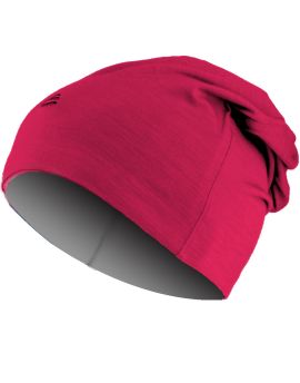 Czapka Wełniana Lasting BOLY 100% Merino Wool Różowy/Szary (4780)