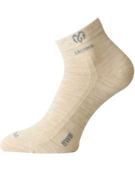 Skarpety trekkingowe Lasting BWB 40% MERINO WOOL & 40% BAMBOO Beżowy (700) S (34-37)