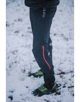 Spodnie membranowe unisex Nordisk Horizon 3L - Black/Orange