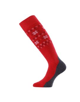 Skarpety Narciarskie Lasting FWI 85% Merino Wool Czerwony (338) XL (46-49)