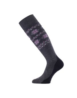 Skarpety Narciarskie Lasting FWI 85% Merino Wool Szary (889) L (42-45)
