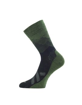 Skarpety Trekkingowe/Codzienne Lasting FWO 85% Merino Wool Zielony (696) L (42-45)