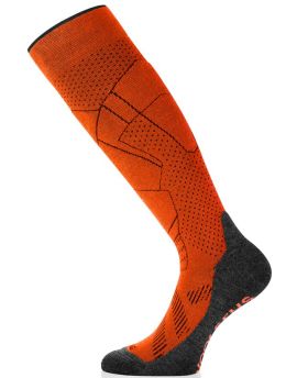 Skarpety Narciarskie Lasting FWU 85% Merino Wool Pomarańczowy (298)
