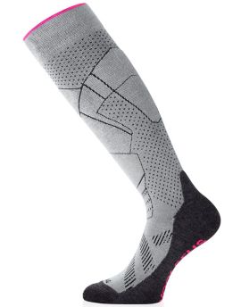 Skarpety Narciarskie Lasting FWU 85% Merino Wool Szary (848)