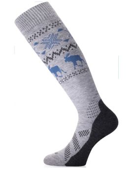 Skarpety Narciarskie Lasting FWW 85% Merino Wool Szary (858)