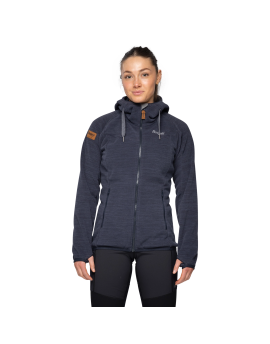 Bluza Polarowa Damska Bergans of Norway Hareid Fleece Lady Jacket Dark Navy