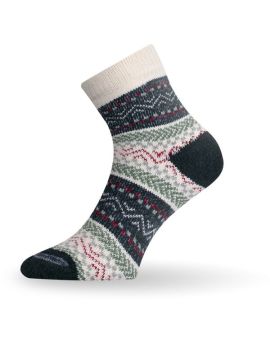 Zimowa bawełniana skarpeta Lasting HMC -Zielony-S