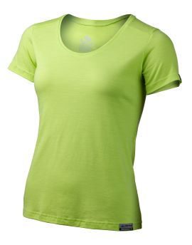 Koszulka damska Lasting IRENA 100% Merino Wool Żółty (2323)