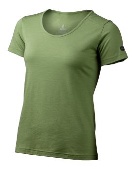 Koszulka damska Lasting IRENA 100% Merino Wool Zielony (6000)