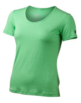 Koszulka damska Lasting IRENA 100% Merino Wool Zielony (6161)