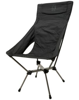Krzesło glampingowe, turystyczne Nordisk Kongelund Black