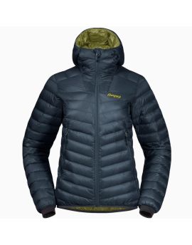 Kurtka puchowa damska Bergans of norway Senja Down Light - Orion Blue/Green Oasis-XS