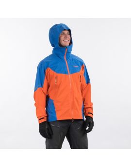Kurtka membranowa męska Bergans of Norway Senja 3L Jacket - Bright Magma / Strong Blue-M