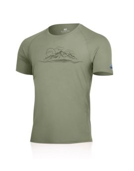 Koszulka męska Lasting LIVIO 100% Merino Wool Zielony (6010) XL