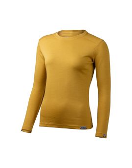 Bluza damska Lasting LOTA 100% Merino Wool Żółty (2424)