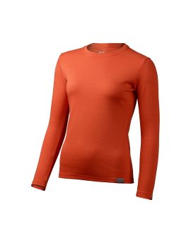 Bluza damska Lasting LOTA 100% Merino Wool Pomarańczowy (3737)