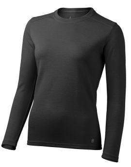 Bluza damska Lasting LOTA 100% Merino Wool Czarny (9090)