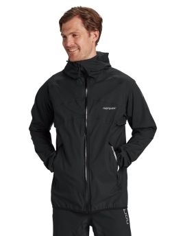 Kurtka membranowa męska Nordisk Medby Ultralight 3-layer Jacket Black
