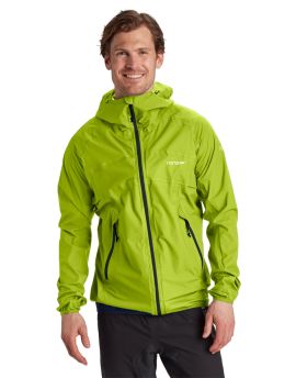 Kurtka membranowa męska Nordisk Medby Ultralight 3-layer Jacket Lime Punch