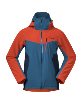 Kurtka narciarska męska Bergans of Norway Oppdal Insulated Jacket Pomarańczowo-Niebieski S