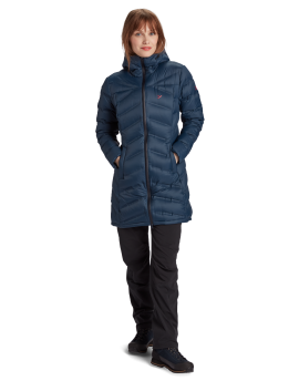 Płaszcz puchowy damski Y by Nordisk Patea - Estate Blue-M