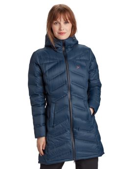 Płaszcz puchowy damski Y by Nordisk Patea Dress Blue