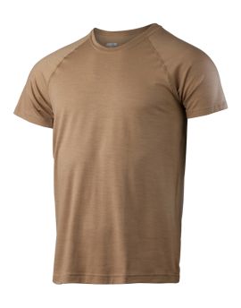 Koszulka Męska Lasting Quido 100% Merino Wool HIKING Brązowy (7474) L