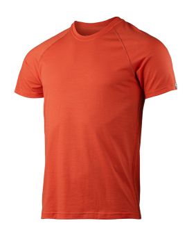 Koszulka Męska Lasting Quido 100% Merino Wool HIKING Czerwony (3737) XL