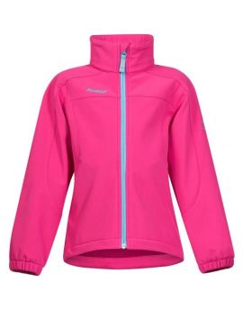 Kurtka dziecięca sofshellowa Bergans of Norway Reine Kids Jacket Navy - Hot Pink-104