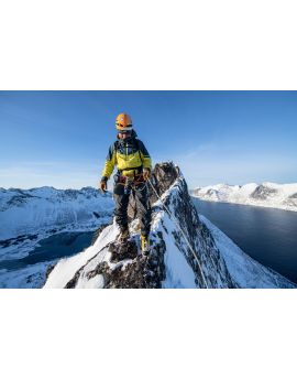 Kurtka membranowa męska Bergans of Norway Senja 3L Jacket - Pineapple/Orion Blue