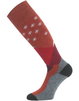 Skarpety Narciarskie Lasting SPW 85% Merino Wool Pomarańczowy (210)
