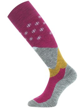 Skarpety Narciarskie Lasting SPW 85% Merino Wool Różowy (408)