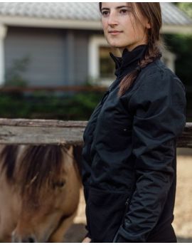 Bluza hybrydowa Merino unisex Svala Hybrid Jacket Black